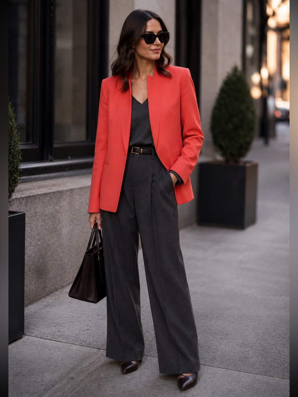 Tommy Hilfiger Orange/Coral Blazer